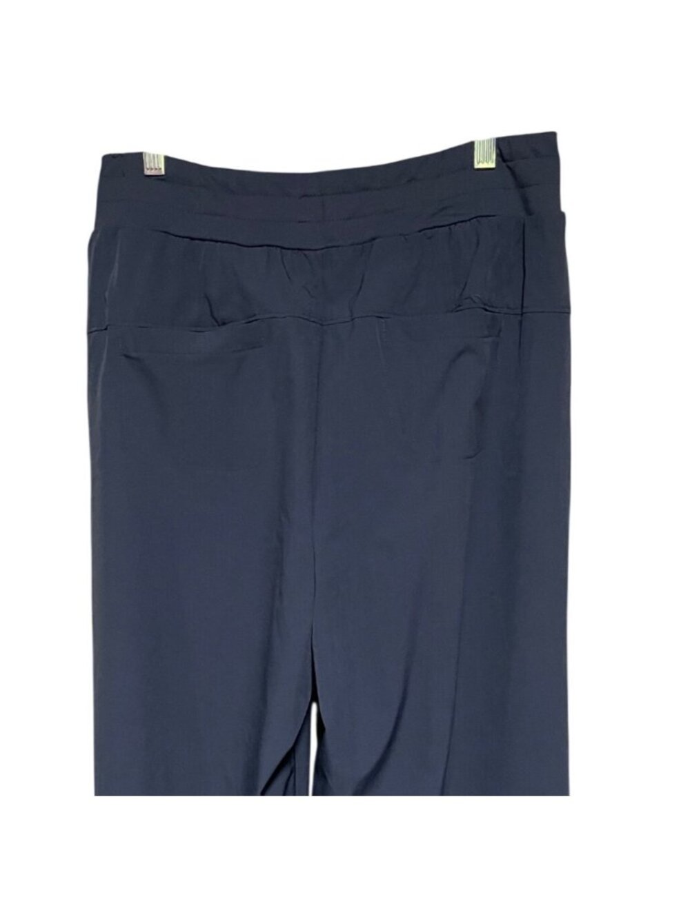 Apana Womens Wide Leg Yoga Pants Blue Size M Relaxed Fit Drawstring Waist - Picture 7 of 10